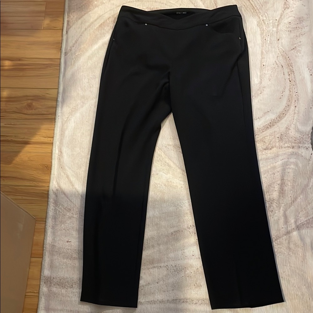 Roz & Ali Classic Black Trousers